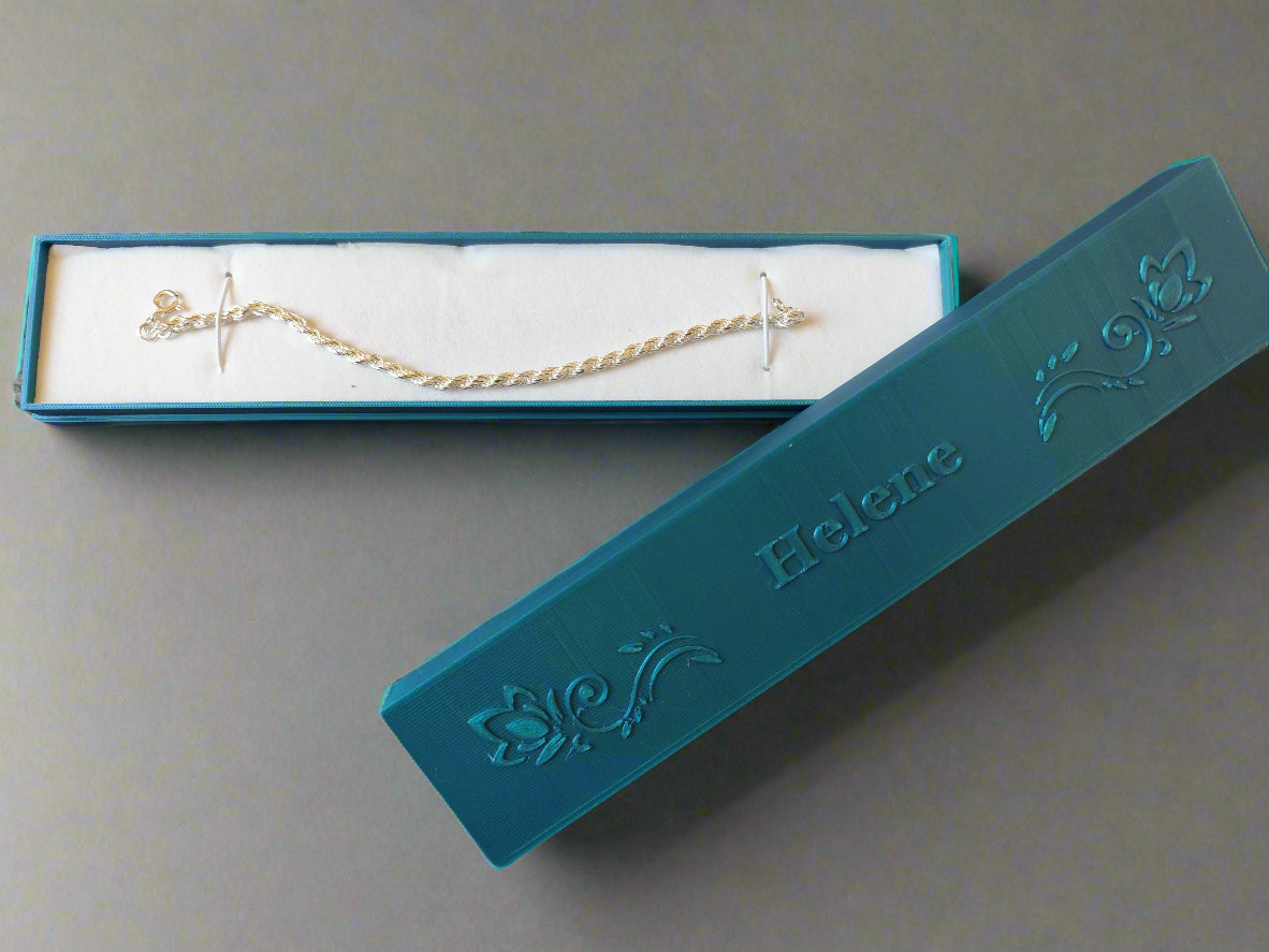 Personalized 3D Printed Jewelry Gift Box