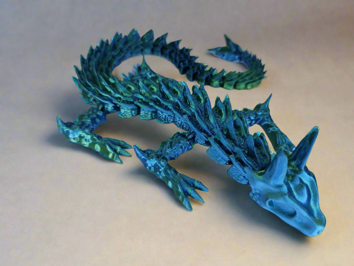 Majestic 3D-Printed Dragon – Large Filament Edition