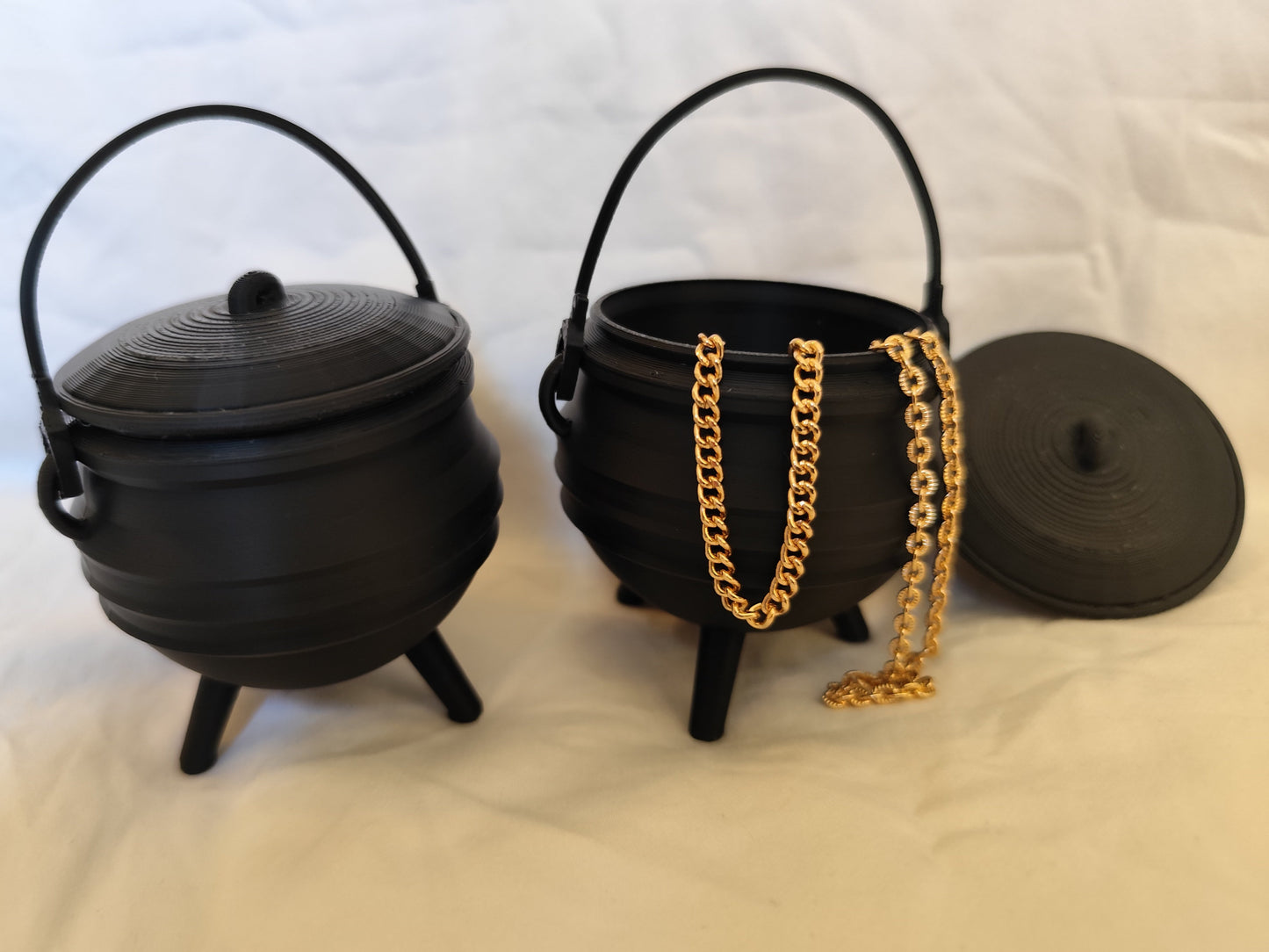 Mini 3D Printed African Potjie Pot - Traditional South African Cookware Replica