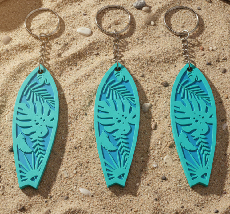 Surfboard Keyring